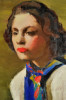 Portrait of a Young Woman by 20th Century American School
