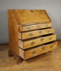 American Chippendale Tiger Maple Fall Front Desk