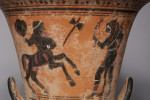 Ancient Style Greek Black Figure Calyx Krater