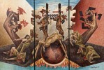 Anti-Fascist Triptych by Clarence Van Duzer