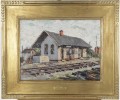 Nickel Plate Railroad Station, Avon Ohio by Arthur J. Laws
