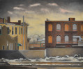Manayunk Houses  by Babette Martino