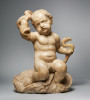 Infant Hercules Wrestling a Snake by 19th Century Italian School