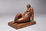 Rubenesque Reclining Nude by Ahron Ben-Shmuel