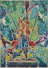 Abstract Floral by August Frederick Biehle