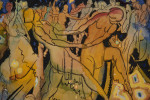Sketch for Kokoon Klub Souvenir Book by August Frederick Biehle