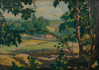 Landscape, Berlin Heights by August Frederick Biehle