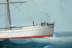 Ship at Sea by 19th Century British School