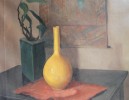 Still Life with Yellow Vase and Japanese Painting by Carl Frederick Gaertner