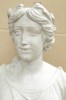 Full Scale Carved Marble Figure of a Woman with a Wheat Sheaf