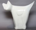 A Ceramic Sculpture of a Cat