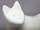 A Ceramic Sculpture of a Cat