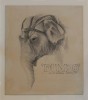 Lot of 4 Circus drawings, c.1944 by Milford Goldfarb
