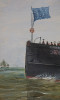 'City of Cleveland' Steamship by 19th Century American School