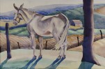 Mule in a Landscape by Clarence Holbrook Carter