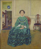 Lady in a Green Gown by Ora Coltman