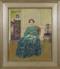 Lady in a Green Gown by Ora Coltman