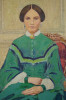 Lady in a Green Gown by Ora Coltman