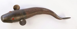 Persian Brass Articulated Fish by 20th Century School