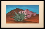 Desert Landscape, Southwest School signed Conde