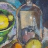 Still Life with Fruit and Glass Vessel by Elizabeth N. Smith