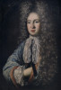 Portrait of Aristocratic Young Man in Peruke by 17th Century British School
