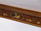 English Hepplewhite Games Table Painted in the style of Angelica Kauffmann