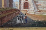 Tourists at Pompeii, Six Gouaches  by Federico Ciappa
