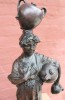 'Carefully Descending' Neapolitan Woman Carrying Wine Vessels by Francesco de Matteis