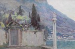Boat House, Lake Como by Frederick Carl Gottwald