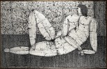 Reclining Figure, facing left (Nikos) by Joseph Glasco