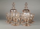 Moser Alexandrite Glass Cordial Set