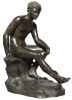 Grand Tour Bronze Figure of Mercury Seated