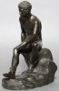 Grand Tour Bronze Figure of Mercury Seated