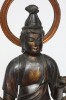 Japanese Gilt and Lacquer Carved Wood Kannon (Bodhisattva)