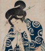 Two Japanese Woodblock Prints By Kunisada and Yeische