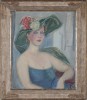 Woman with Floral Hat by Rose Kuper
