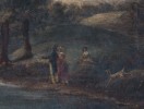 Figures in a Landscape, 18th/19th Century Continental 