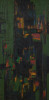 Abstract in Green and Black by Leonard Lieb