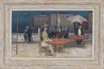 Cocktails for Two, Grand Canal, Venice by Louis Bosa