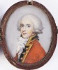 18thc. British School, Portrait Miniature of a Gentleman