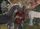 Horses and Trees by Algesa O’Sickey