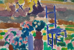 Landscape with Blue Chair by Joseph Benjamin O’Sickey