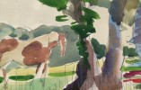 Joseph Benjamin O’Sickey - Pinto Horse in Summer Landscape by Joseph Benjamin O’Sickey