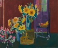 Vases with Sunflowers by Joseph Benjamin O’Sickey