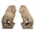 Pair of Italian Terracotta Lions