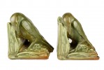 Pair of Rookwood Bookends by Rookwood Pottery Co.