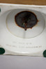 Pair of French Porcelain de Paris Gold Urns with Scenes of Roman History