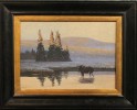 Female Moose in River by Paul Colbrun