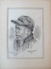 Lot of 7 Portrait Drawings by Milford Goldfarb